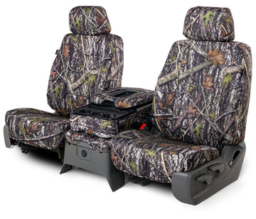 True timber camouflage custom seat covers in Kanati