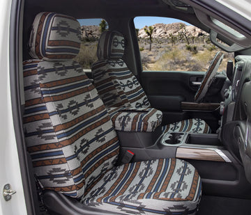 Aztec custom seat covers in Grey