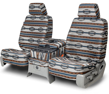 Aztec custom seat covers in Grey