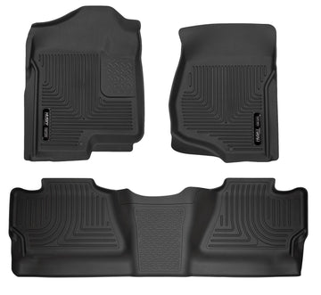 Husky liners front & 2nd seat floor liners (footwell coverage) – hl-01 in Husky Liners 98203 Front & 2nd Seat Floor Liners (Footwell Coverage)