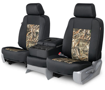 Neo-camo custom seat covers in Realtree Advantage MAX-5