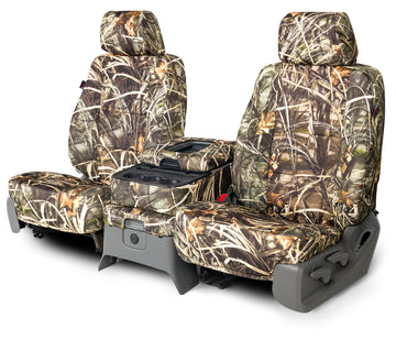 Realtree camouflage custom seat covers in Hardwoods Green