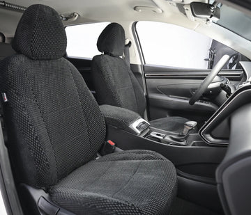 Scottsdale custom seat covers in Black (No Flecks)