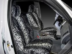 Toyota Tacoma Grey Leopard Velour Seat Seat Covers