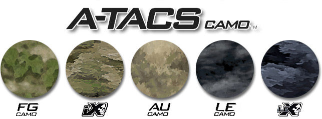 Camouflage A-Tacs swatches