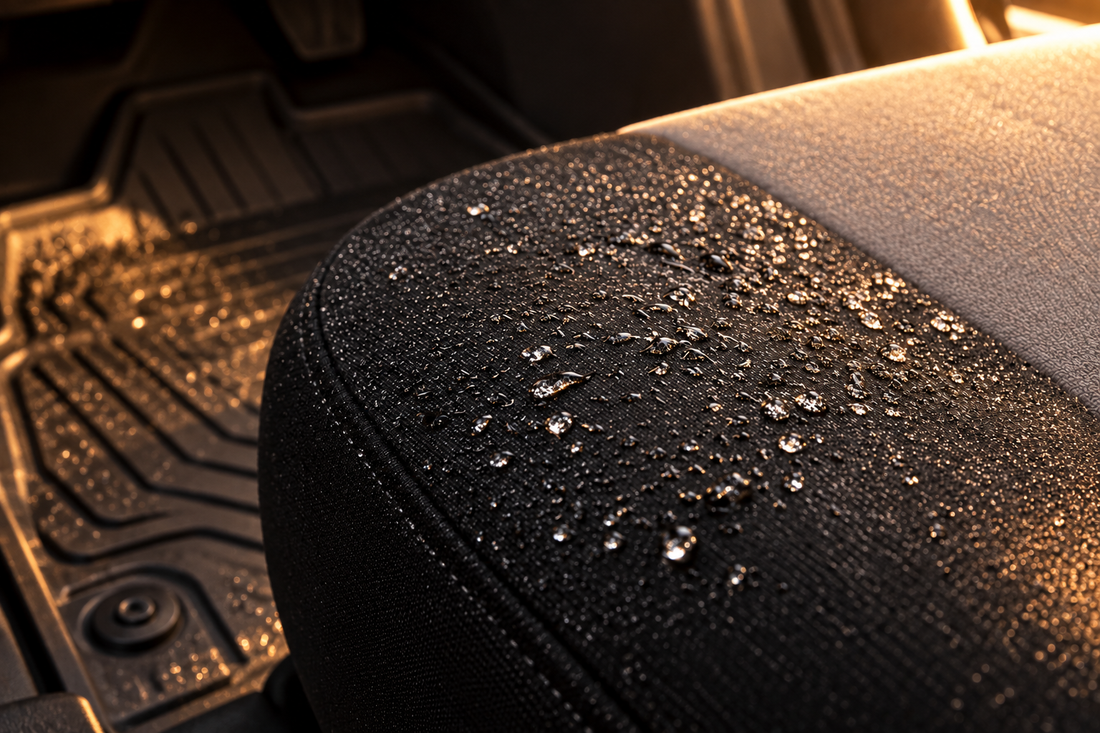 Custom Seat Covers - Construction, Fabric & Features