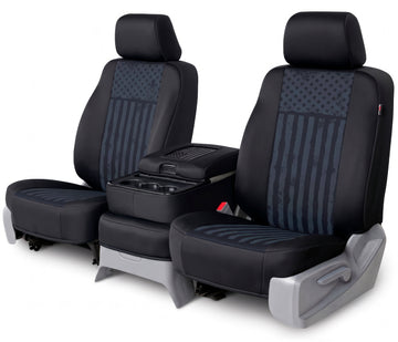 Patriot custom seat covers blue middle seat in Blue