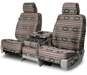 Aztec custom seat covers taupe middle seat in Taupe