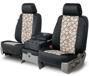 Neo-hawaiian custom seat covers tan middle seat in Tan