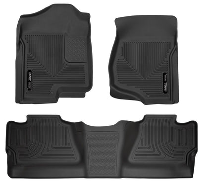 Husky Liners 98201 Front & 2nd Seat Floor Liners (Footwell Coverage)