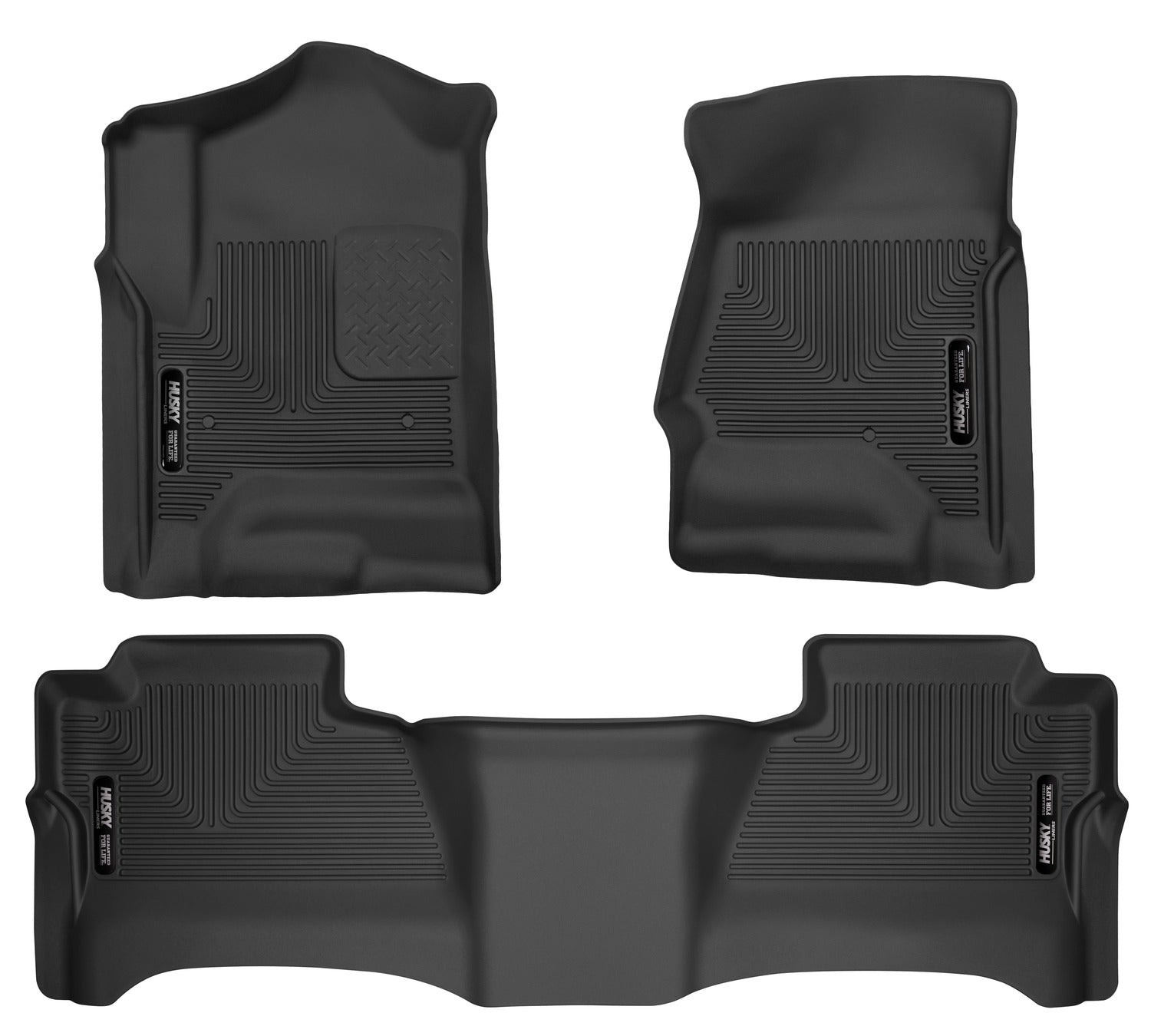 Husky Liners 98231 Front & 2nd Seat Floor Liners (Footwell Coverage)