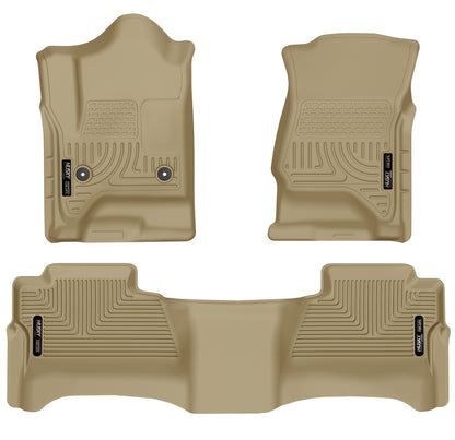 Husky Liners 98233 Front & 2nd Seat Floor Liners (Footwell Coverage)