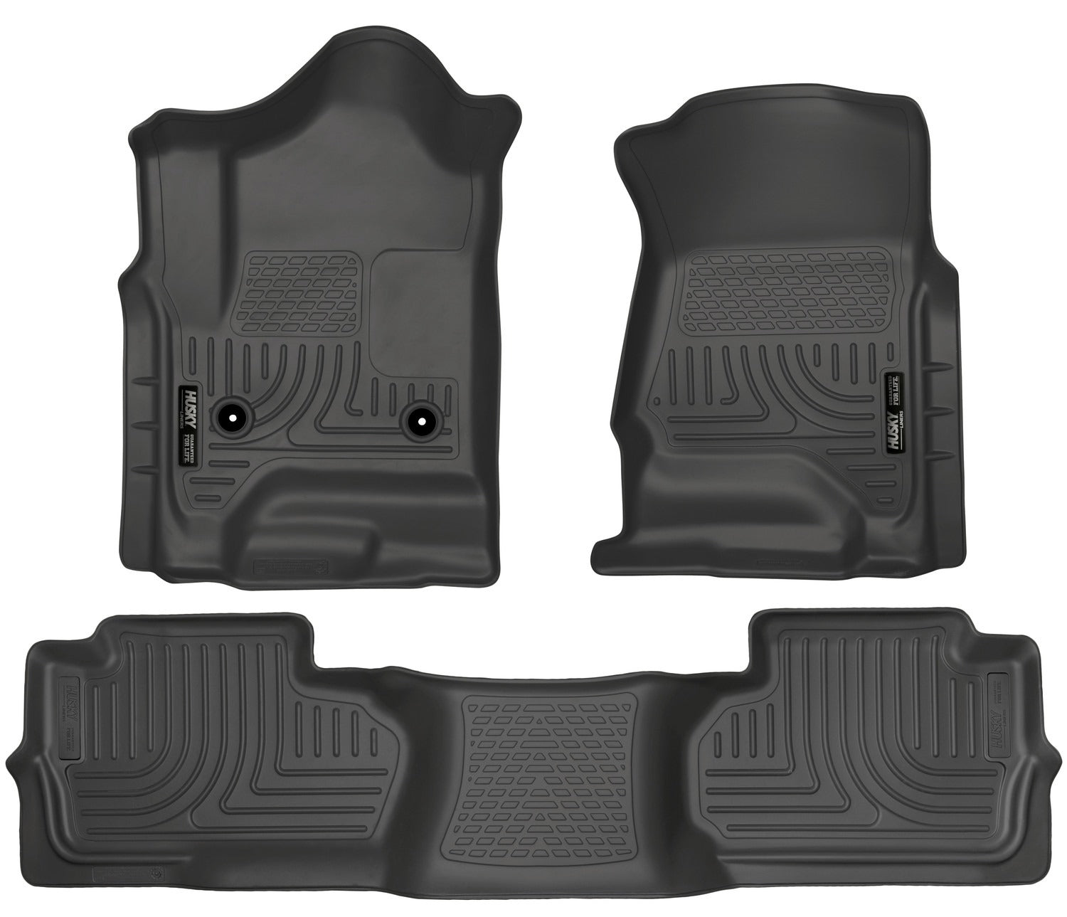 Husky Liners 98241 Front & 2nd Seat Floor Liners (Footwell Coverage)