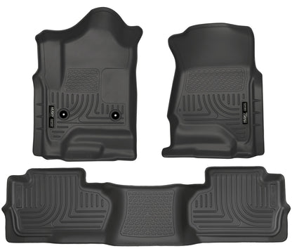 Husky Liners 98241 Front & 2nd Seat Floor Liners (Footwell Coverage)