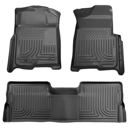 Husky Liners 98331 Front & 2nd Seat Floor Liners (Footwell Coverage)