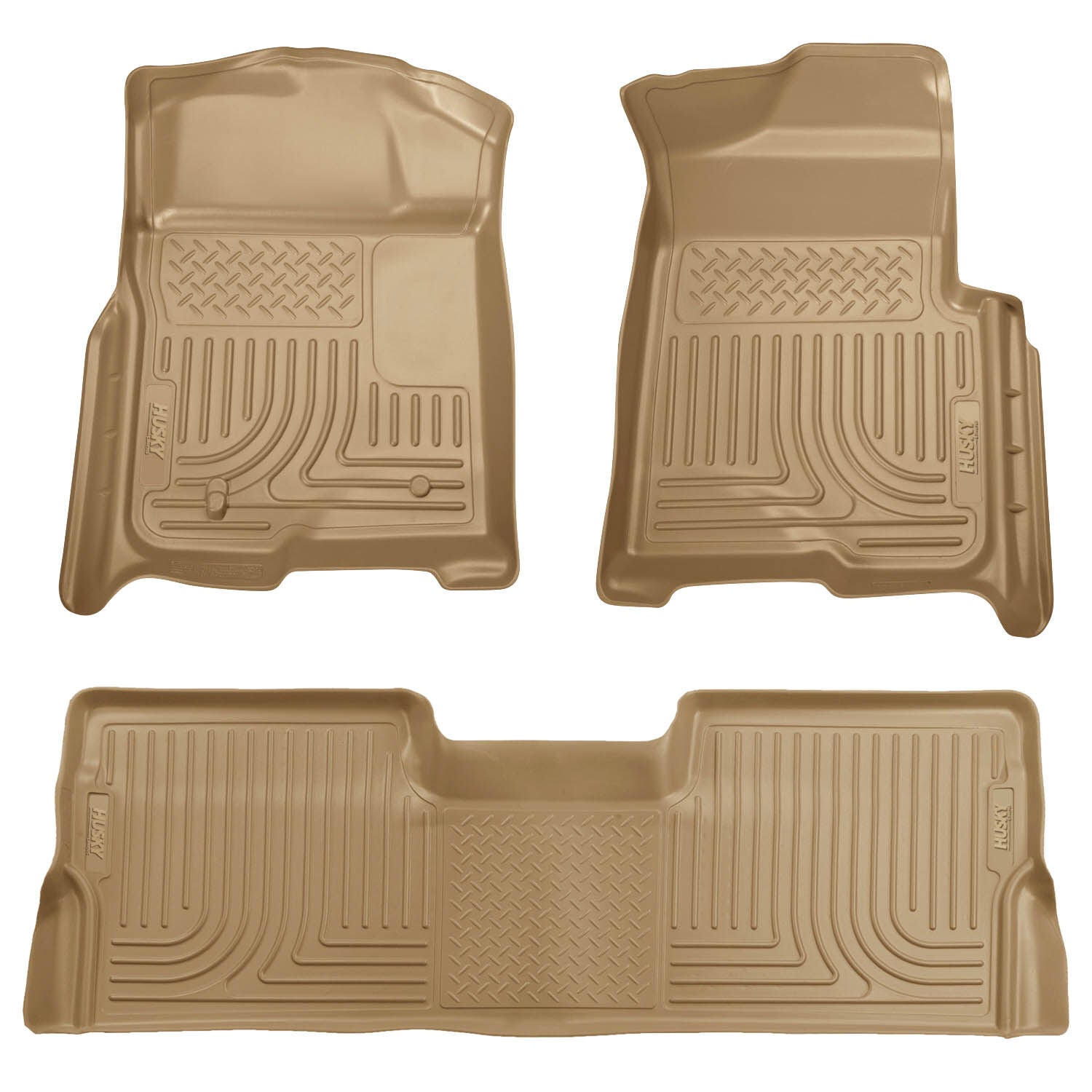 Husky Liners 98333 Front & 2nd Seat Floor Liners (Footwell Coverage)