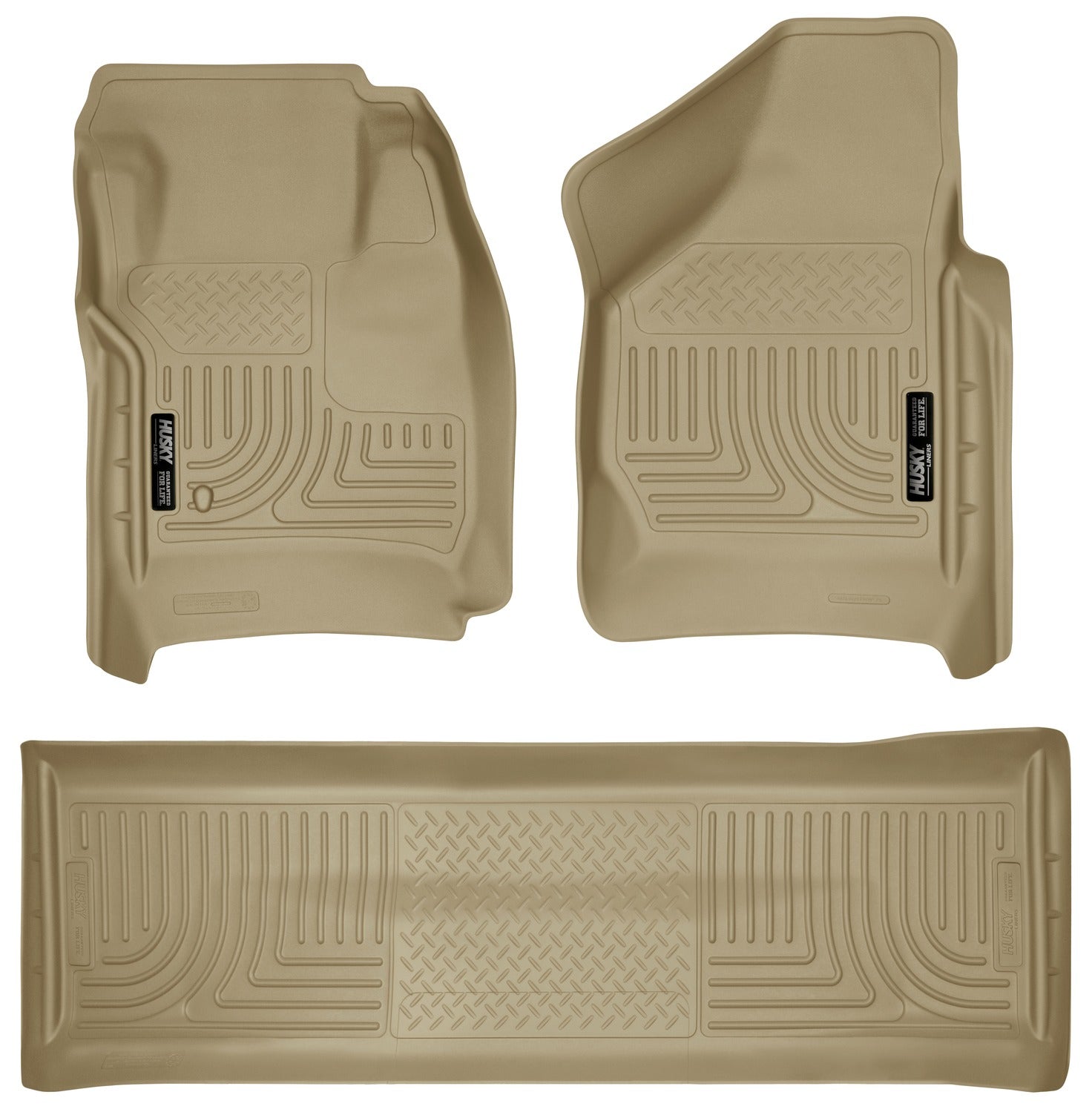 Husky Liners 98383 Front & 2nd Seat Floor Liners (Footwell Coverage)