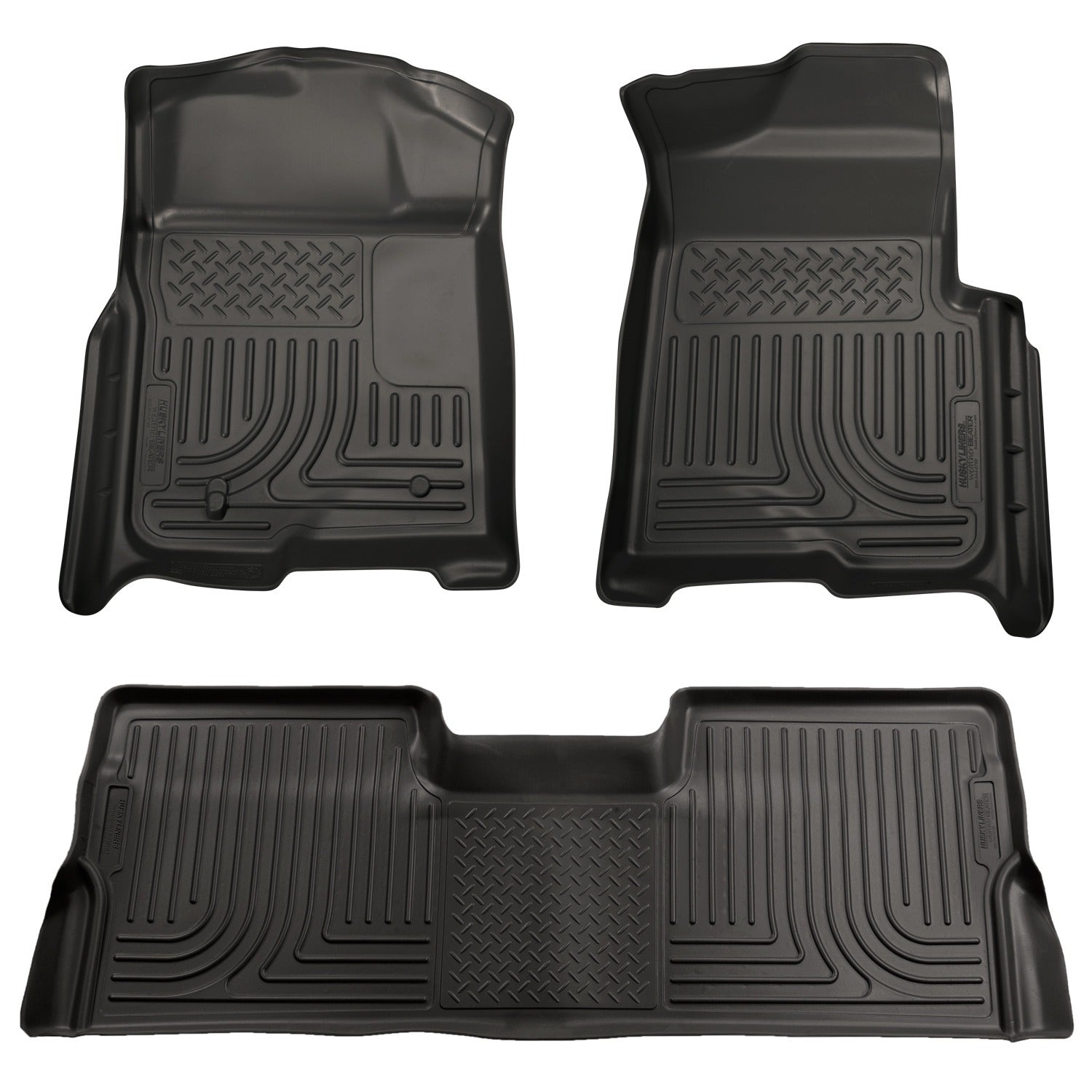Husky Liners 98391 Front & 2nd Seat Floor Liners (Footwell Coverage)