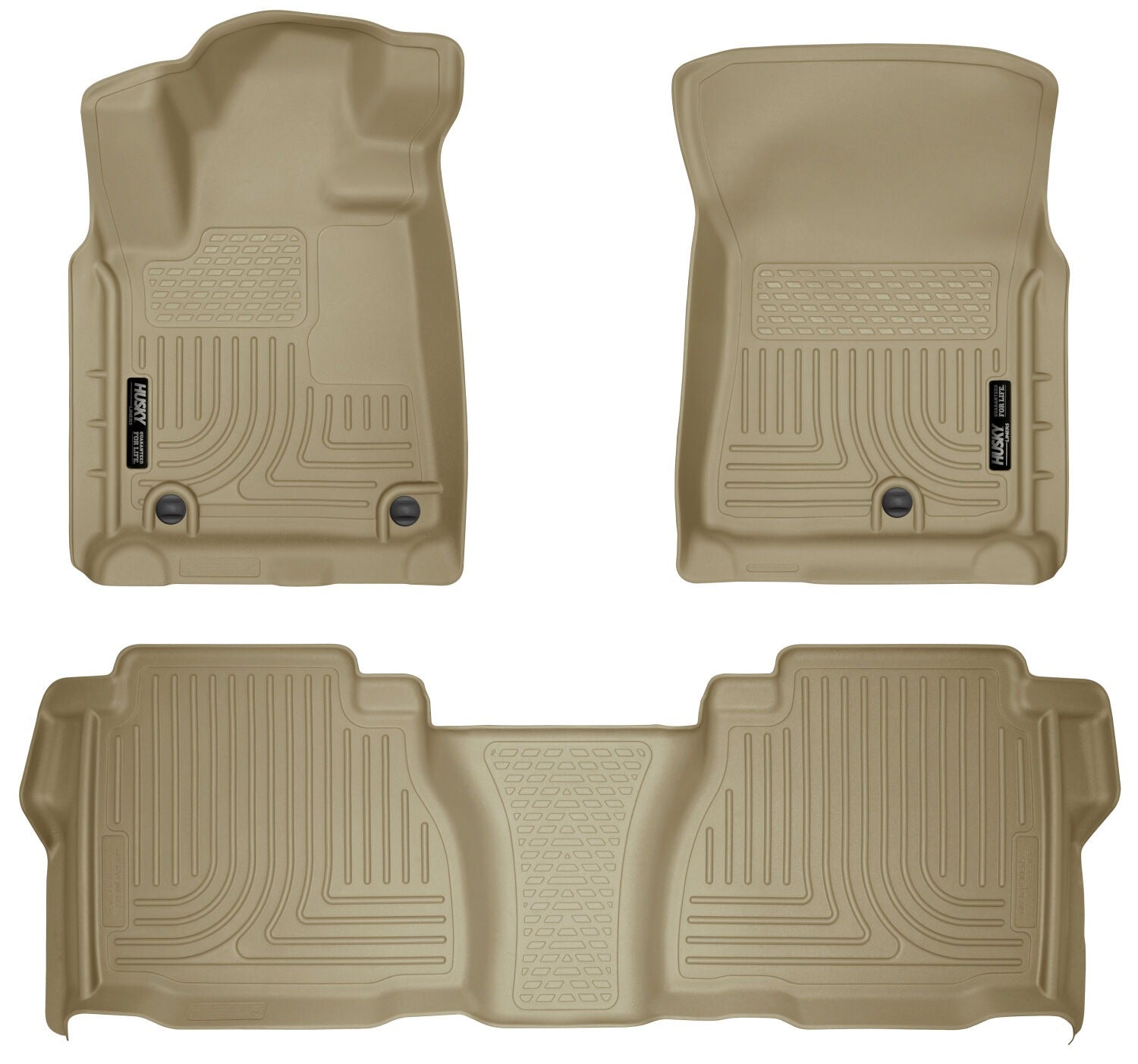 Husky Liners 98583 Front & 2nd Seat Floor Liners (Footwell Coverage)
