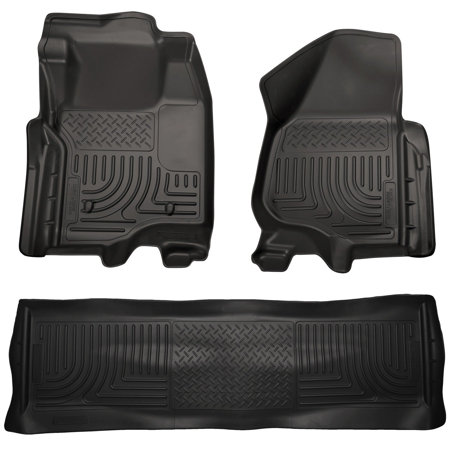 Husky Liners 98711 Front & 2nd Seat Floor Liners (Footwell Coverage)