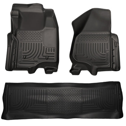 Husky Liners 98711 Front & 2nd Seat Floor Liners (Footwell Coverage)