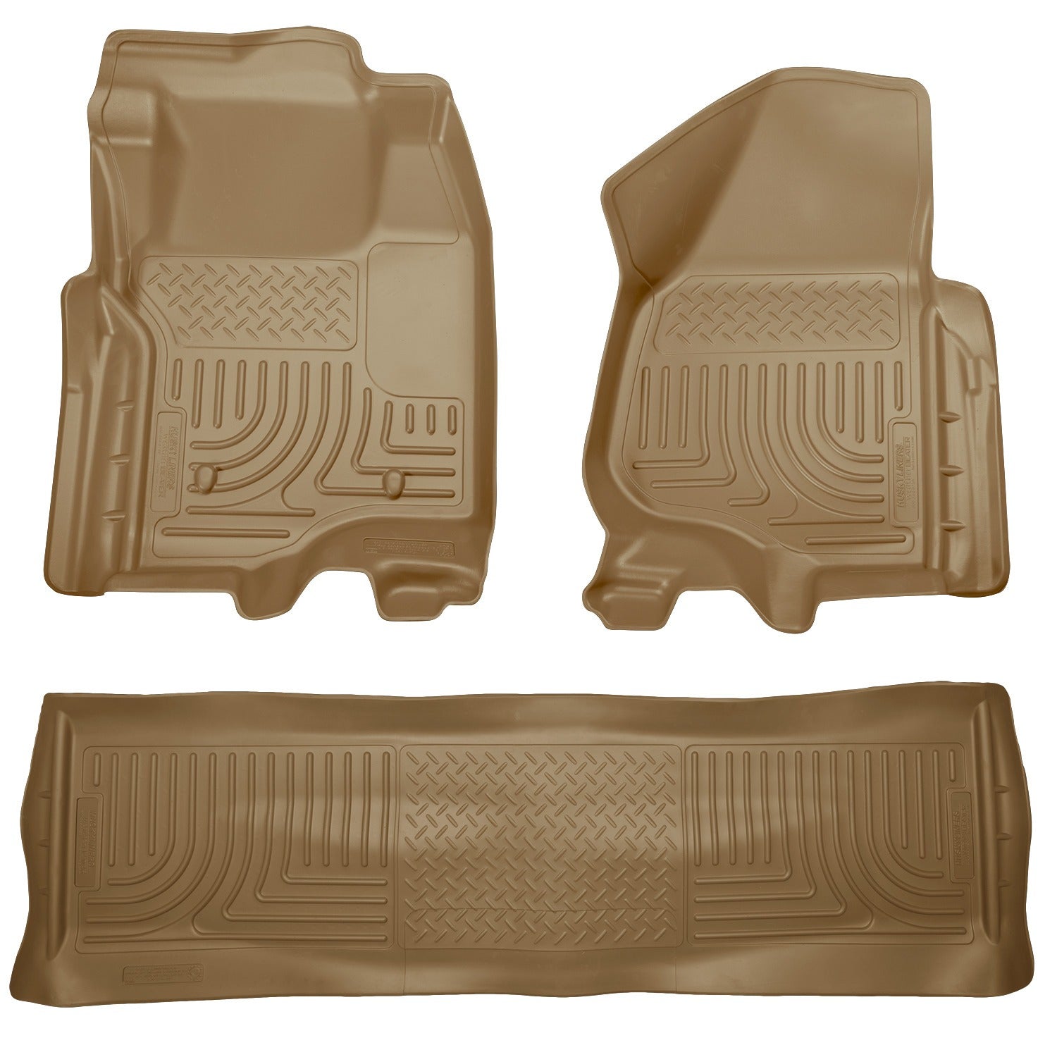Husky Liners 98713 Front & 2nd Seat Floor Liners (Footwell Coverage)