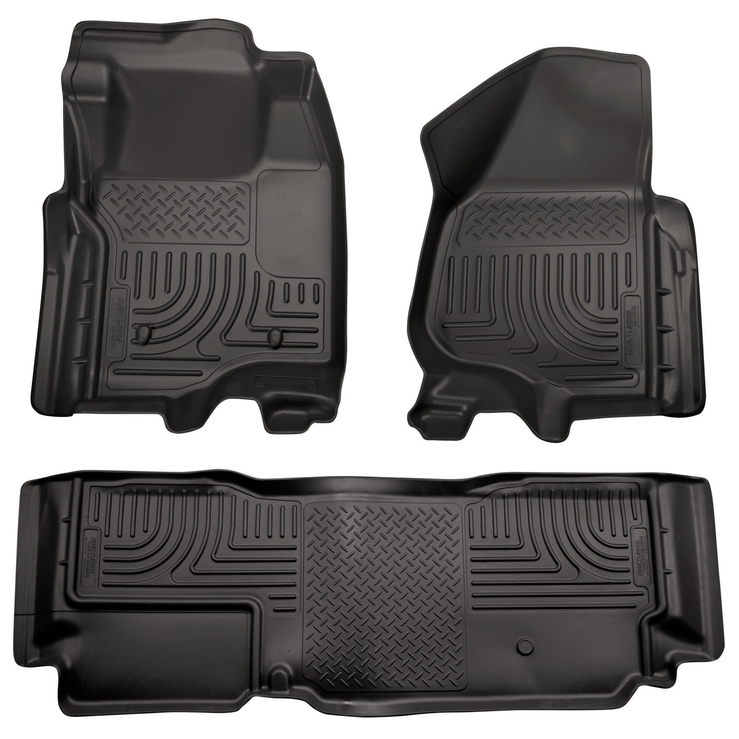 Husky Liners 98721 Front & 2nd Seat Floor Liners (Footwell Coverage)