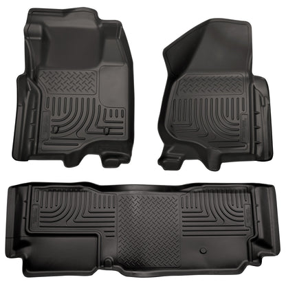 Husky Liners 98721 Front & 2nd Seat Floor Liners (Footwell Coverage)