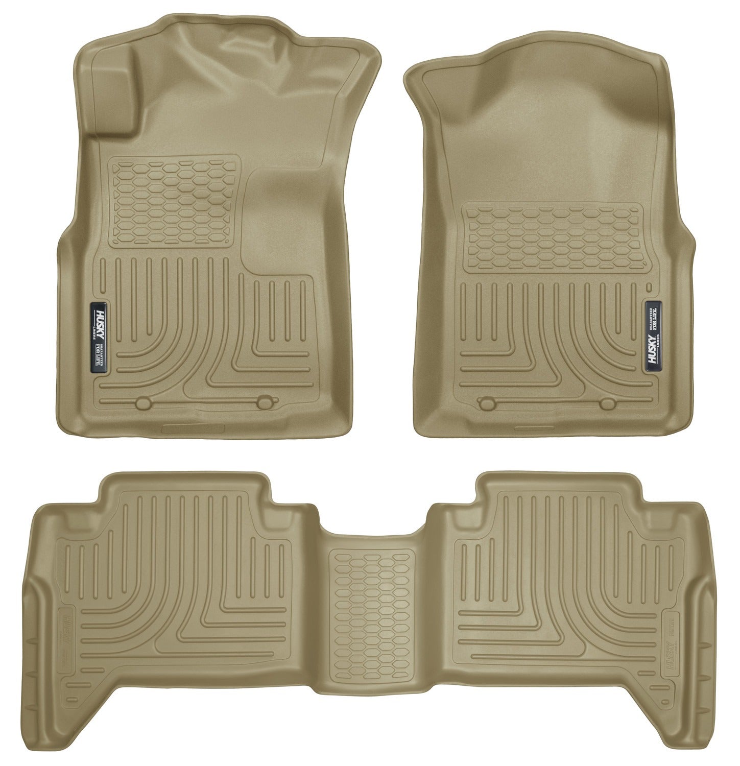 Husky Liners 98953 Front & 2nd Seat Floor Liners (Footwell Coverage)