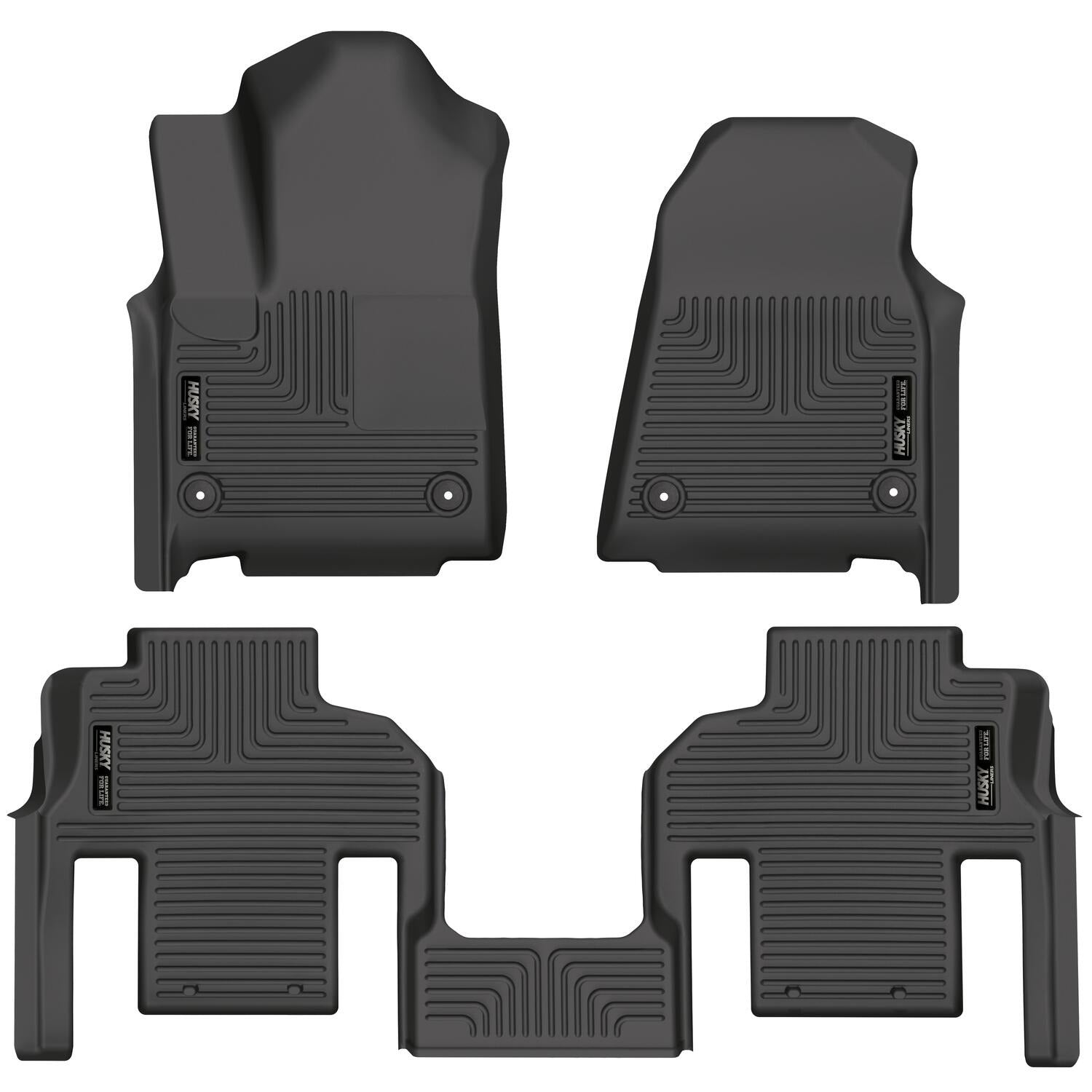 Husky Liners 99061 Front & 2nd Seat Floor Liners (Footwell Coverage)