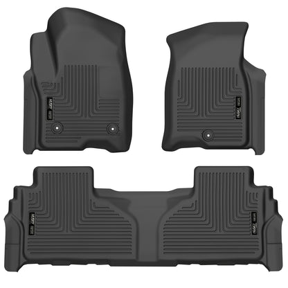 Husky Liners 99241 Front & 2nd Seat Floor Liners (Footwell Coverage)