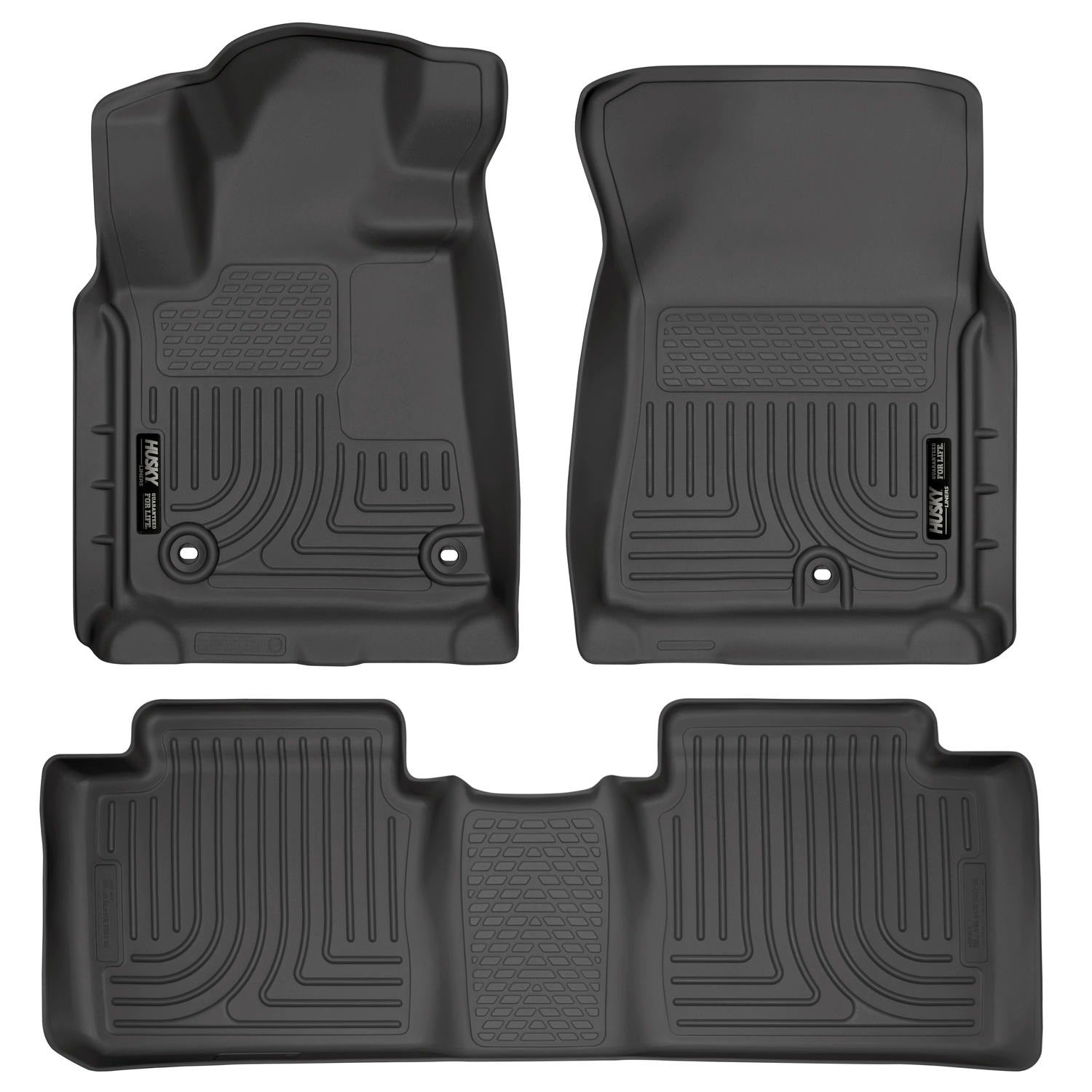 Husky Liners 99561 Front & 2nd Seat Floor Liners (Footwell Coverage)