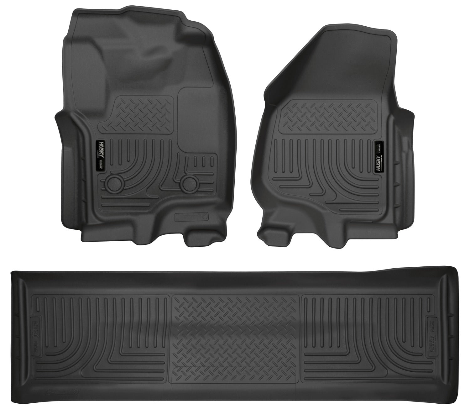 Husky Liners 99711 Front & 2nd Seat Floor Liners (Footwell Coverage)