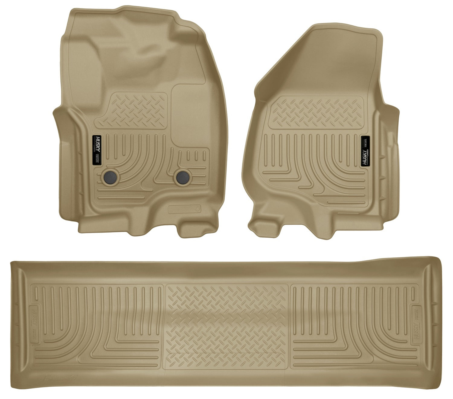 Husky Liners 99713 Front & 2nd Seat Floor Liners (Footwell Coverage)