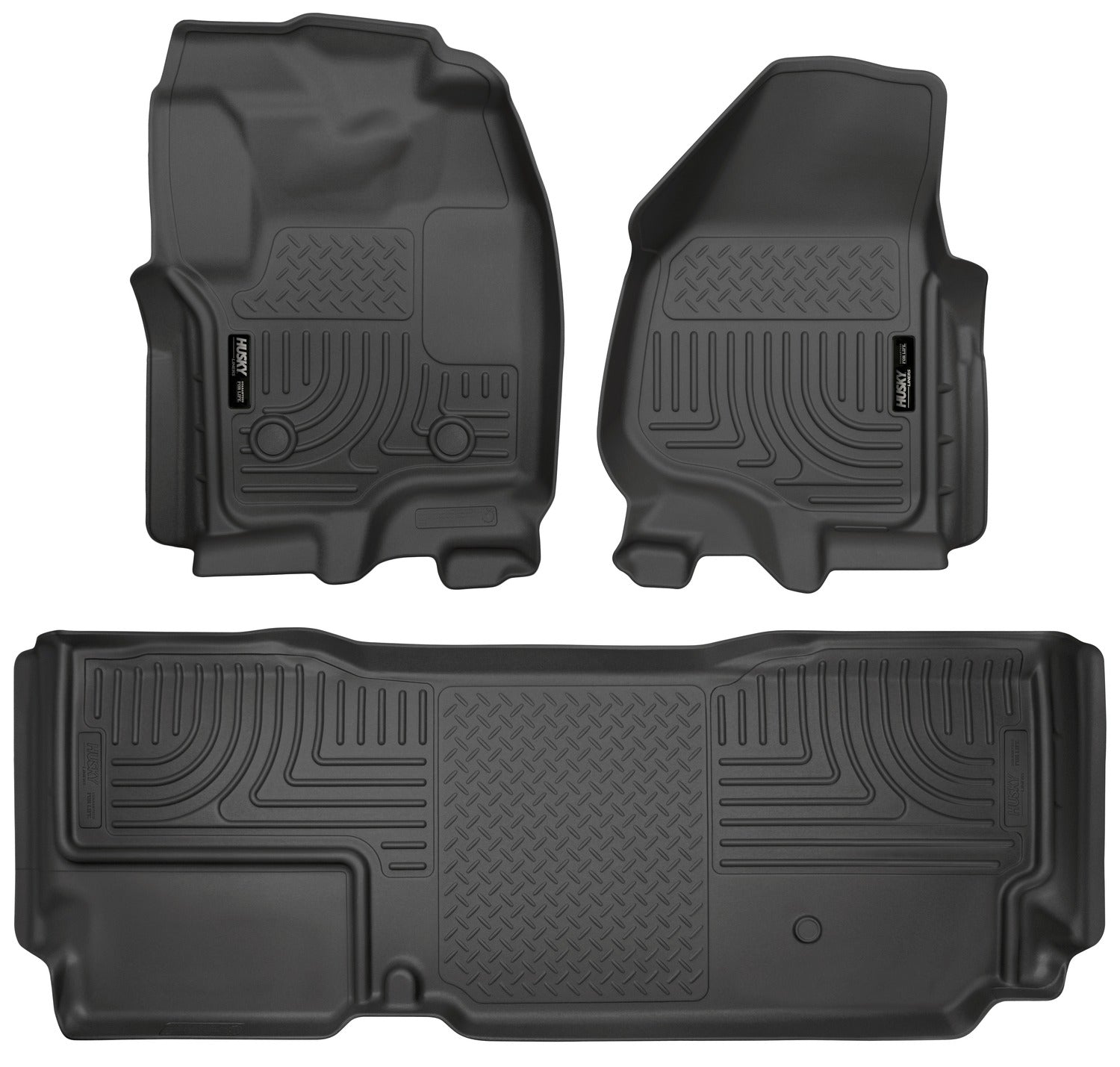 Husky Liners 99721 Front & 2nd Seat Floor Liners (Footwell Coverage)
