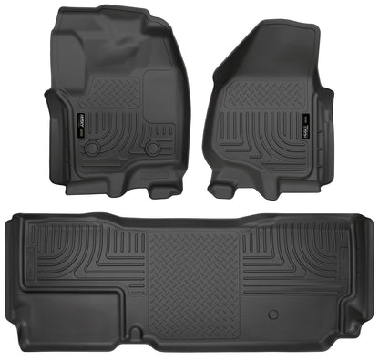 Husky Liners 99721 Front & 2nd Seat Floor Liners (Footwell Coverage)