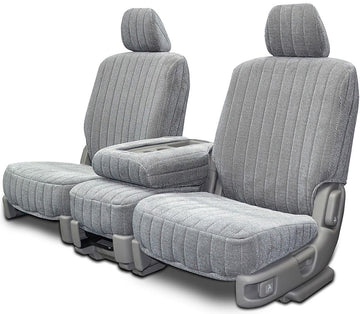 Madrid custom seat covers silver middle seat in Silver