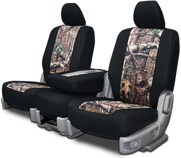 Neo-camo custom seat covers mossy oak break-up infinity middle seat in Mossy Oak Break-Up Infinity