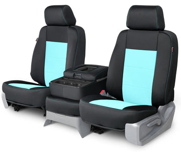 Neo-sport custom seat covers black and teal middle seat in Black and Teal