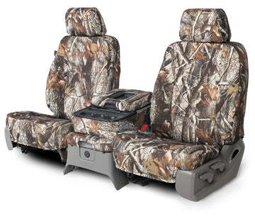 Realtree camouflage custom seat covers hardwoods middle seat in Hardwoods