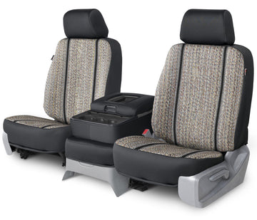 Saddleblanket custom seat covers black full middle seat in Black Full