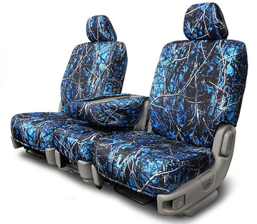Sirphis camouflage custom seat covers undertow middle seat in Undertow