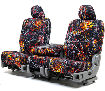 Sirphis camouflage custom seat covers wildfire middle seat in Wildfire
