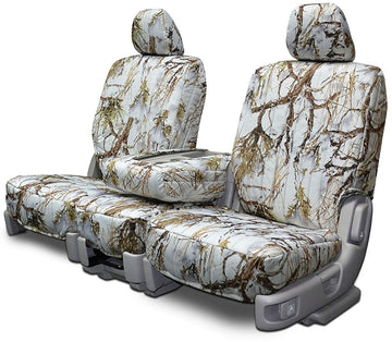True timber camouflage custom seat covers in MC2 Snow