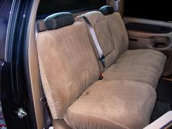 Chevy Avalanche Taupe Dorchester Rear Seat Seat Covers