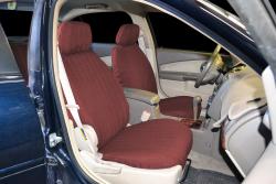 Chevy Malibu Burgundy Tweed Seat Seat Covers