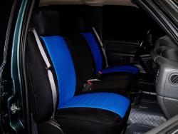 Chevy Silverado Blue Neoprene Seat Seat Covers