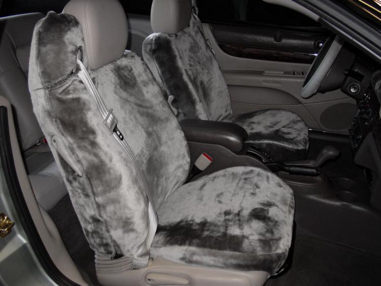 Infiniti Qx56 Qx80 Seat Covers - Faux Sheepskin Bench Seat Covers