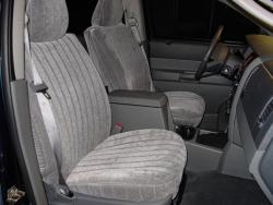 Dodge Durango Silver Vel Quilt Seat Seat Covers