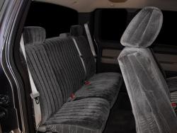 Ford F-150 Charcoal Vel Quilt Rear Seat Seat Covers